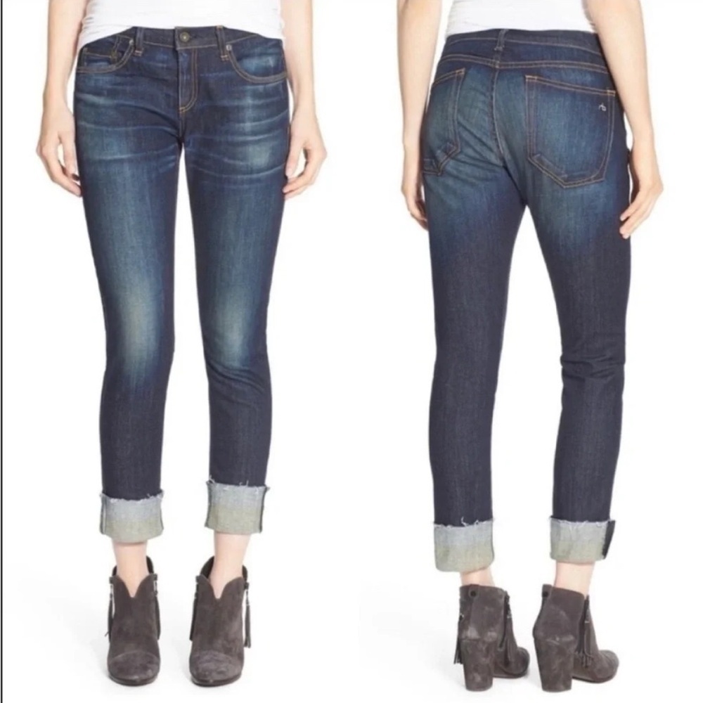 Rag & Bone Dre Slim Boyfriend Jeans Yesler Denim Casual Women’s Size 26
